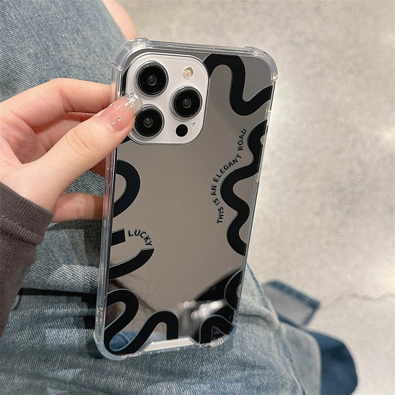 Dinos。iphone小眾手機殼三合一鏡面