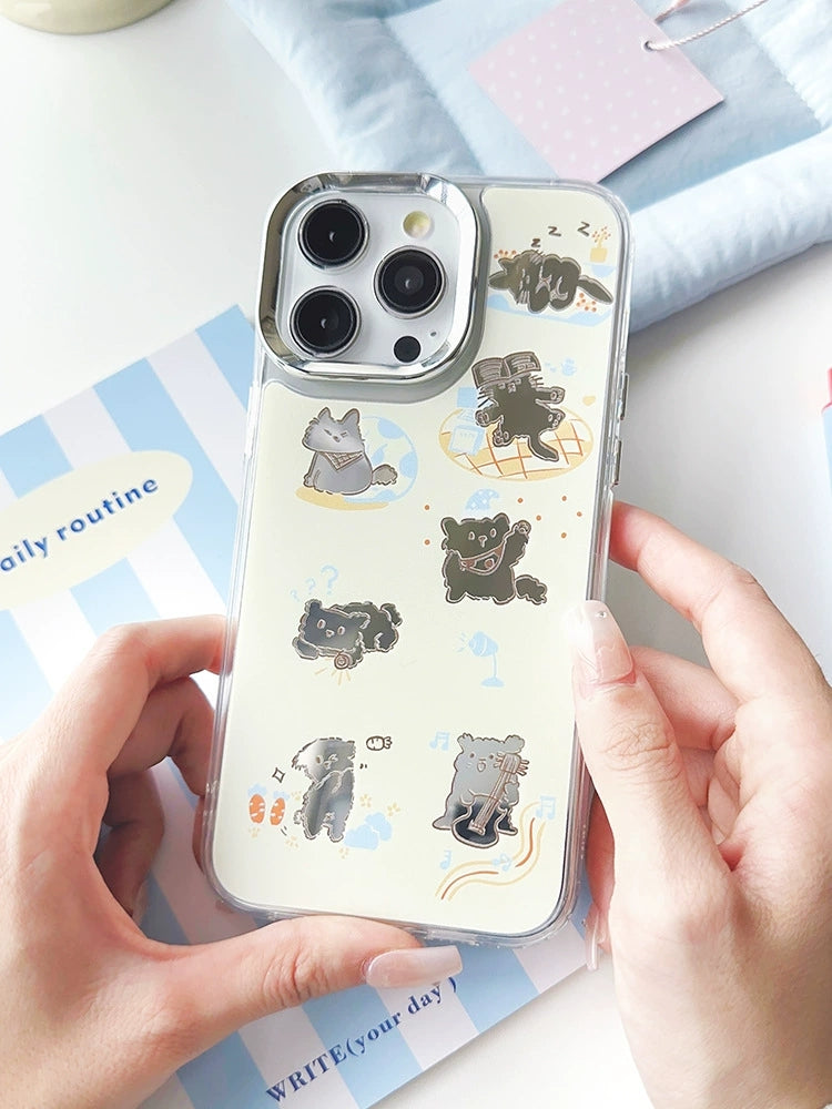 Dinos。 鏡面 iPhone 保護殼