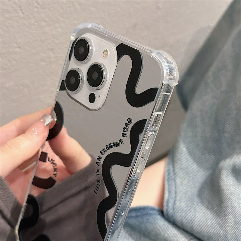 Dinos。iphone小眾手機殼三合一鏡面