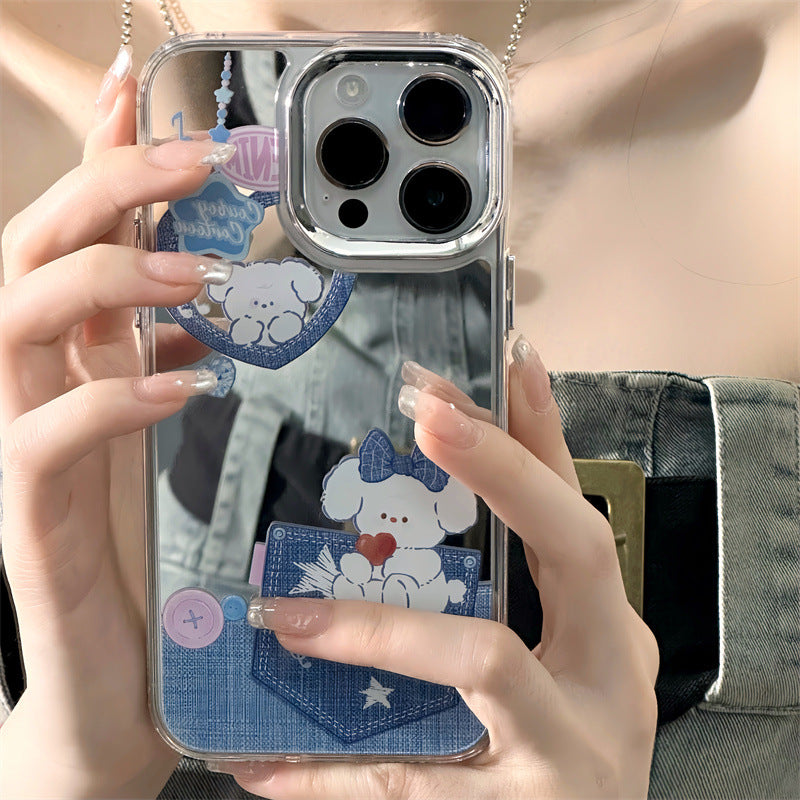 Dinos。 鏡面 iPhone 保護殼三合一