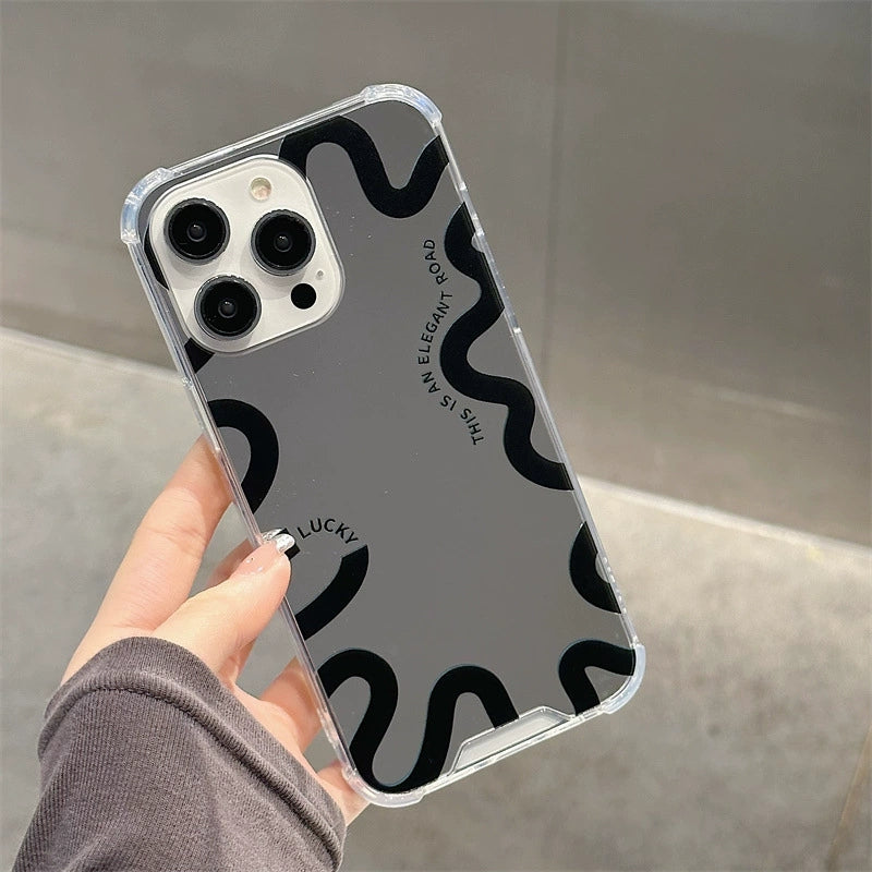 Dinos。iphone小眾手機殼三合一鏡面