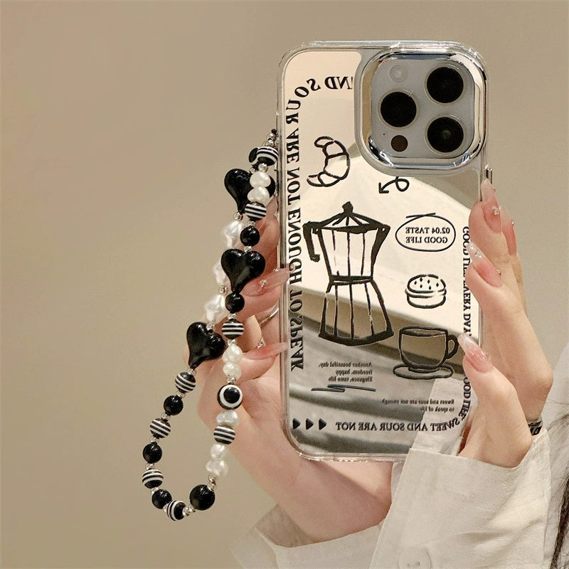 Dinos。蘋果小眾手機殼手鍊三合一鏡面