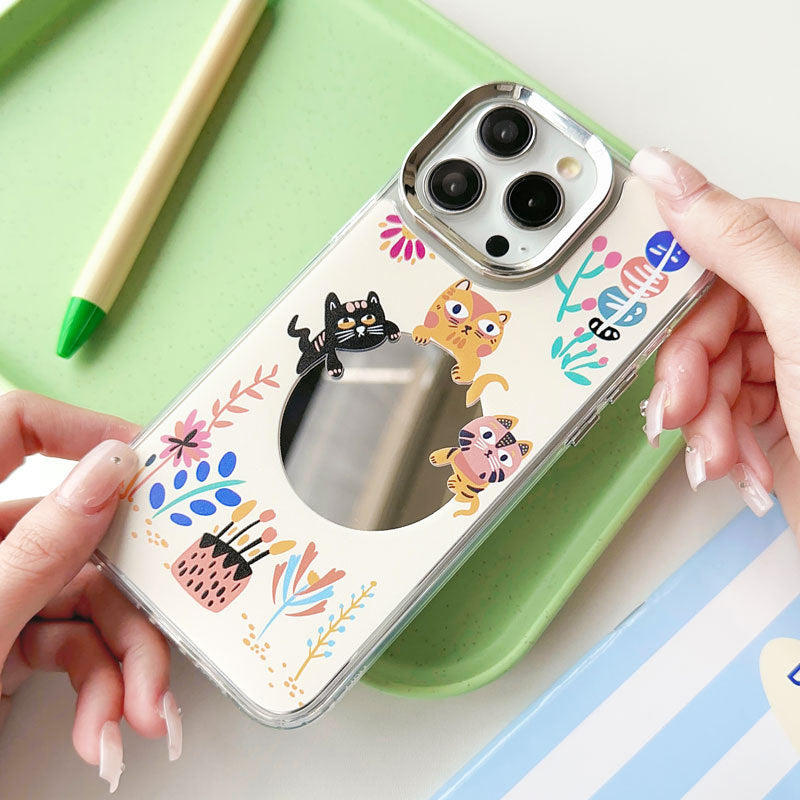 Dinos。 鏡面 iPhone 保護殼