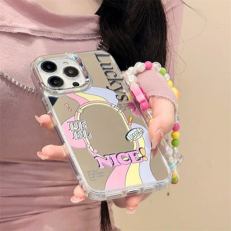 Dinos。 鏡面 iPhone 保護殼三合一