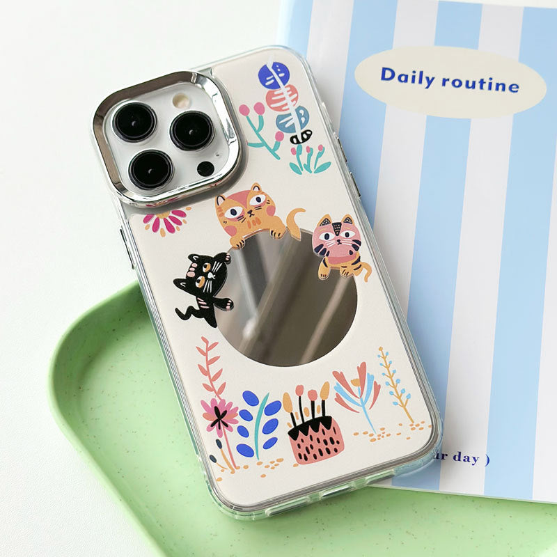 Dinos。 鏡面 iPhone 保護殼