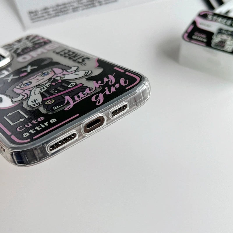 Dinos。iphone 手機殼三合一鏡面