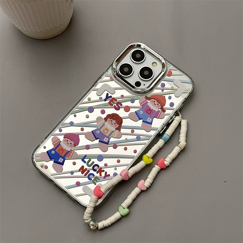 Dinos。 鏡面 iPhone 保護殼三合一