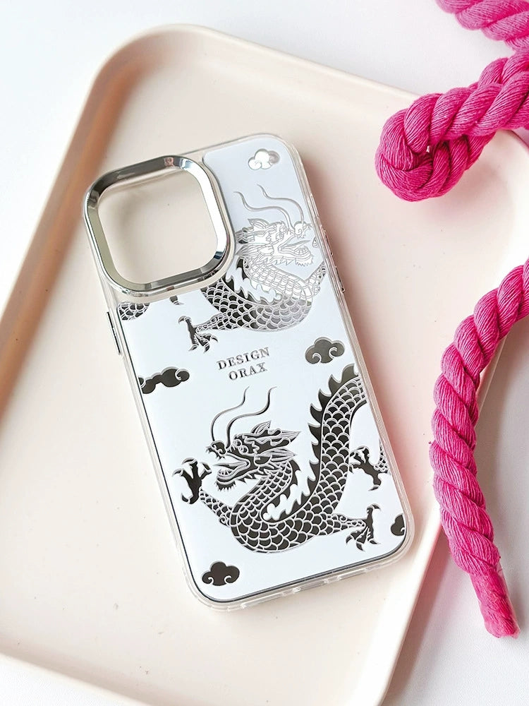 Dinos。蘋果手機殼三合一鏡面iPhone龍年新款