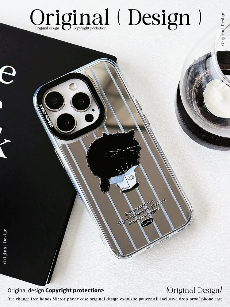 Dinos。 鏡面 iPhone 保護殼三合一