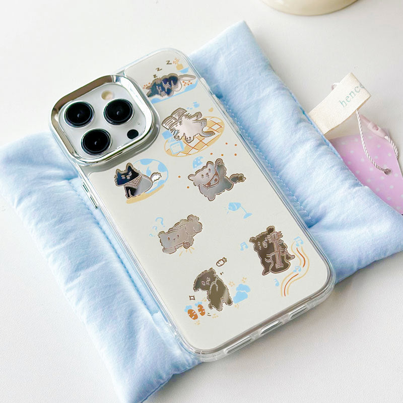 Dinos。 鏡面 iPhone 保護殼