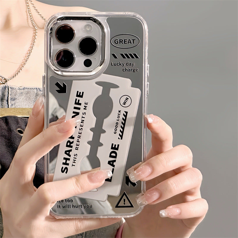 Dinos。 鏡面 iPhone 保護殼三合一