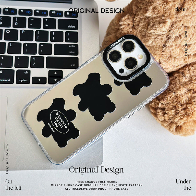 Dinos。 鏡面 iPhone 保護殼三合一