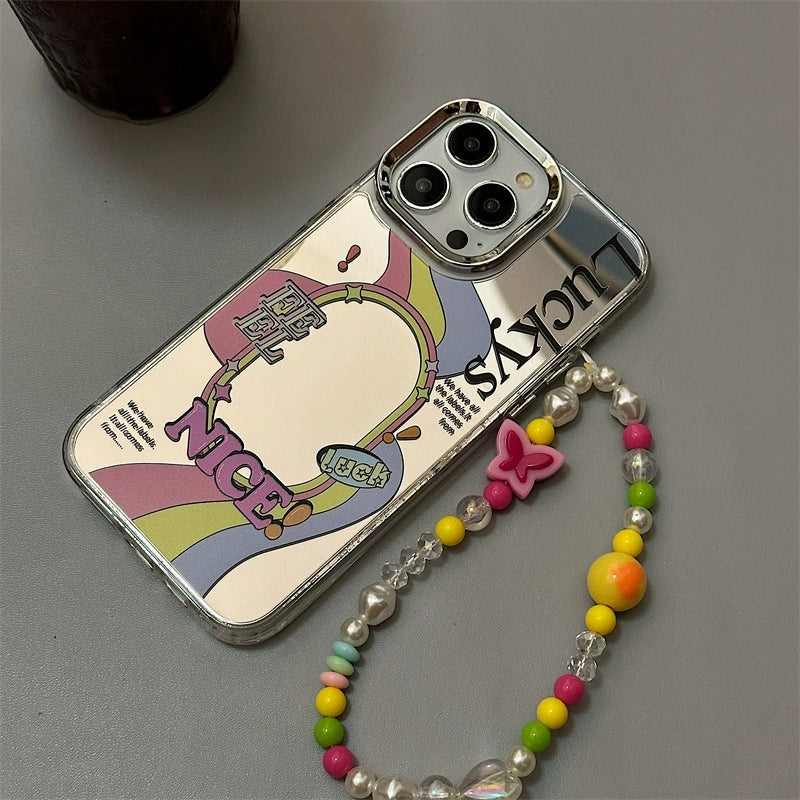 Dinos。 鏡面 iPhone 保護殼三合一