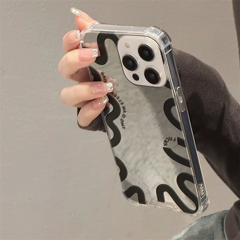 Dinos。iphone小眾手機殼三合一鏡面