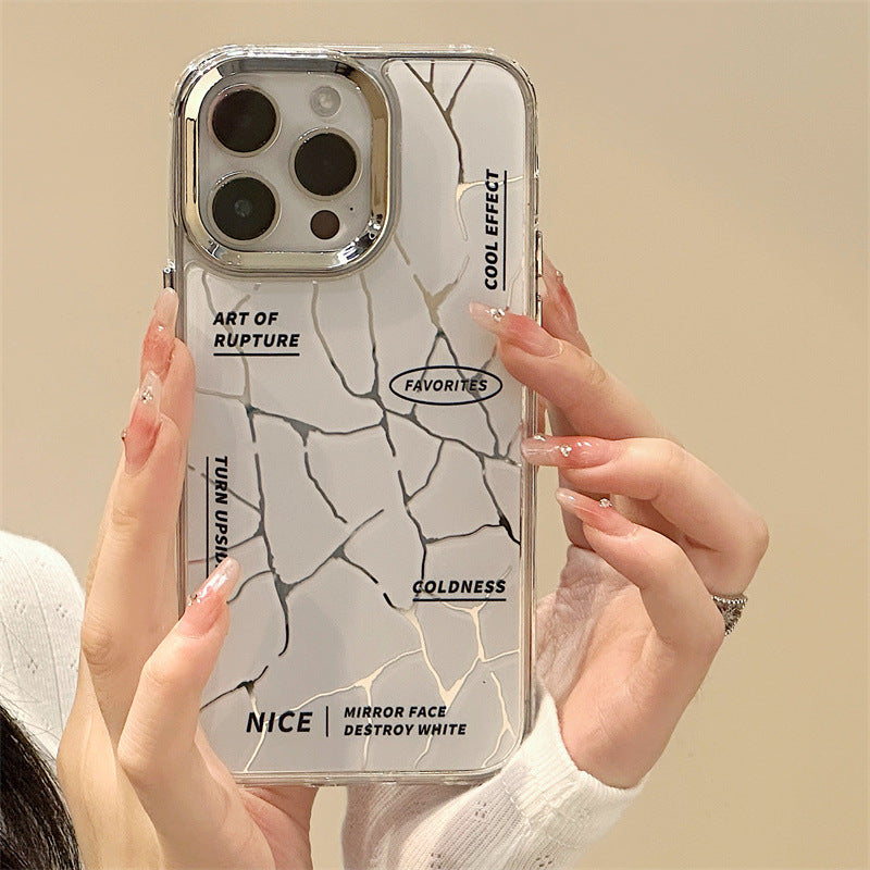 Dinos。 鏡面 iPhone 保護殼三合一