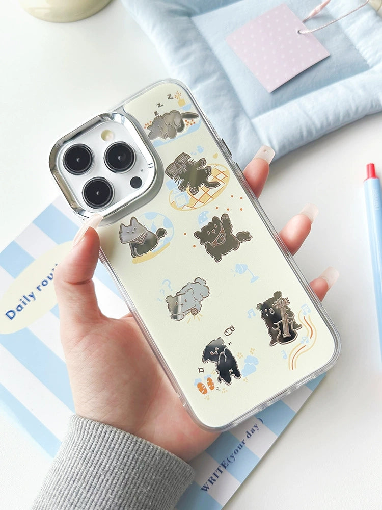Dinos。 鏡面 iPhone 保護殼