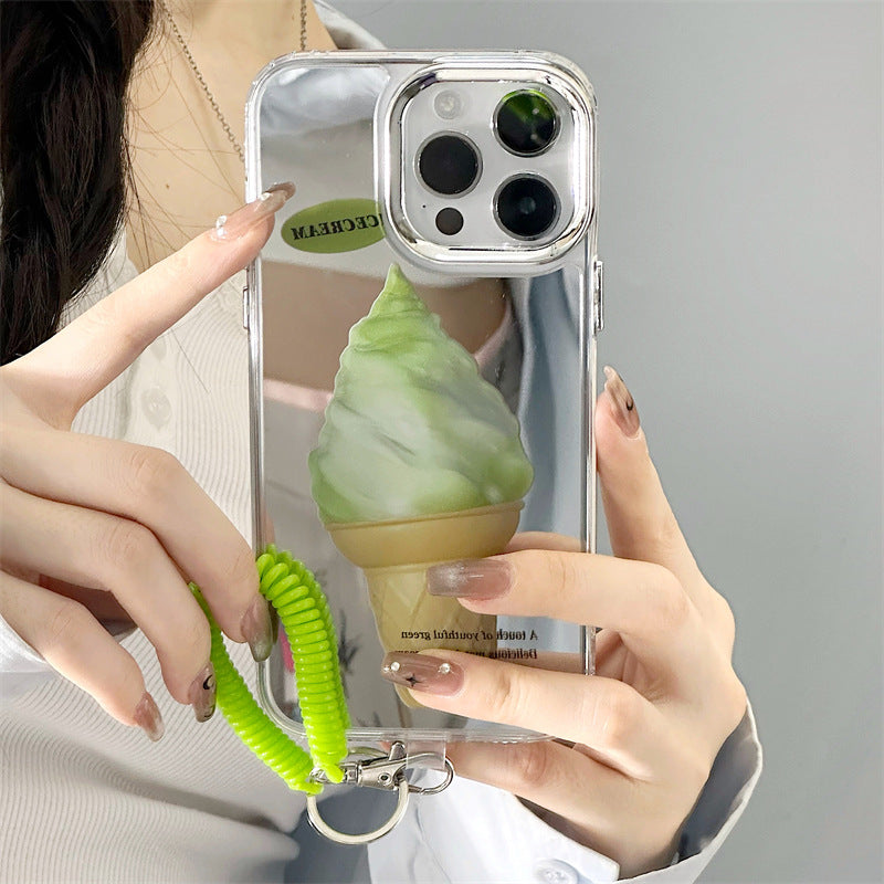 Dinos。 鏡面 iPhone 保護殼三合一