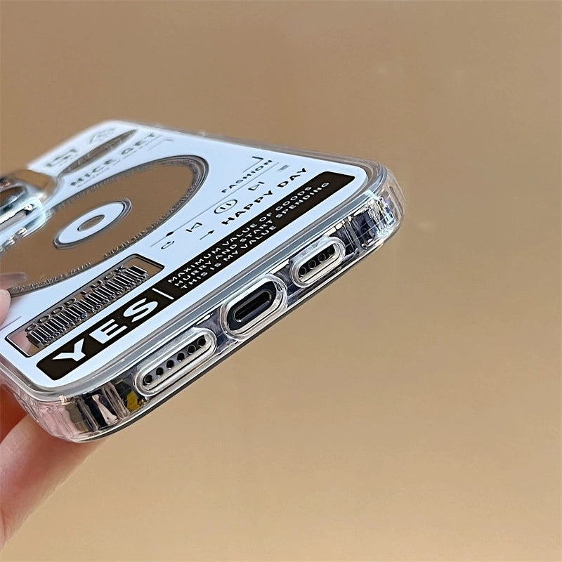 Dinos。 鏡面 iPhone 保護殼三合一