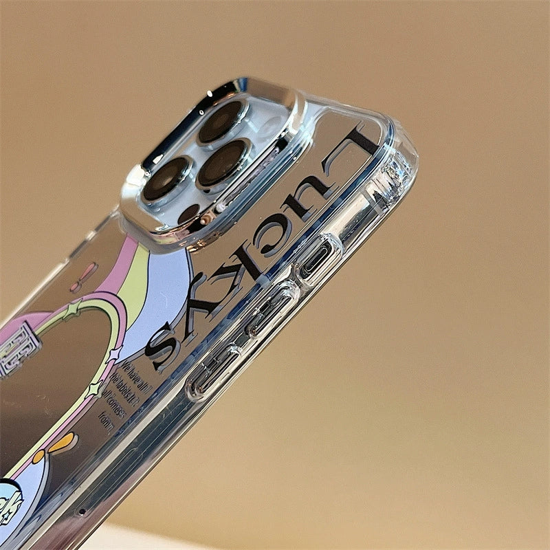 Dinos。 鏡面 iPhone 保護殼三合一