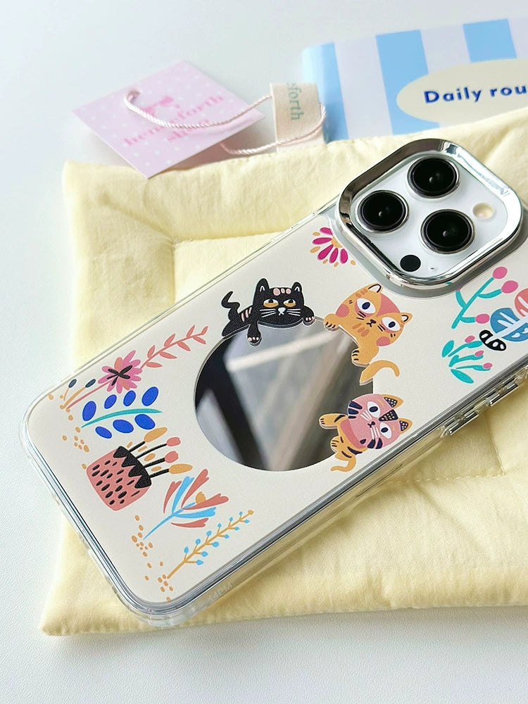 Dinos。 鏡面 iPhone 保護殼