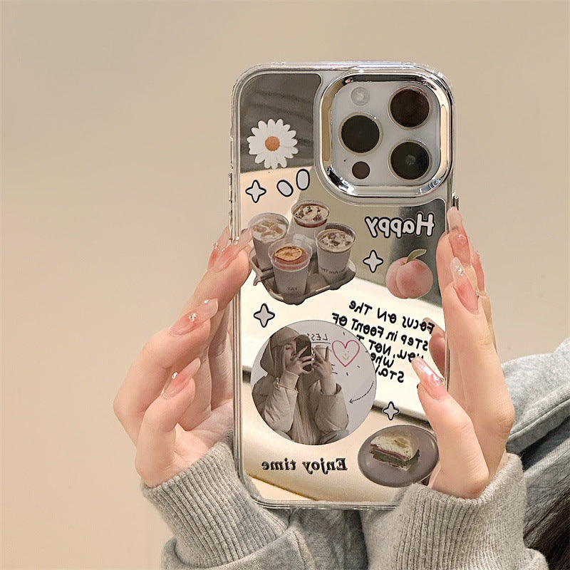 Dinos。 鏡面 iPhone 保護殼三合一