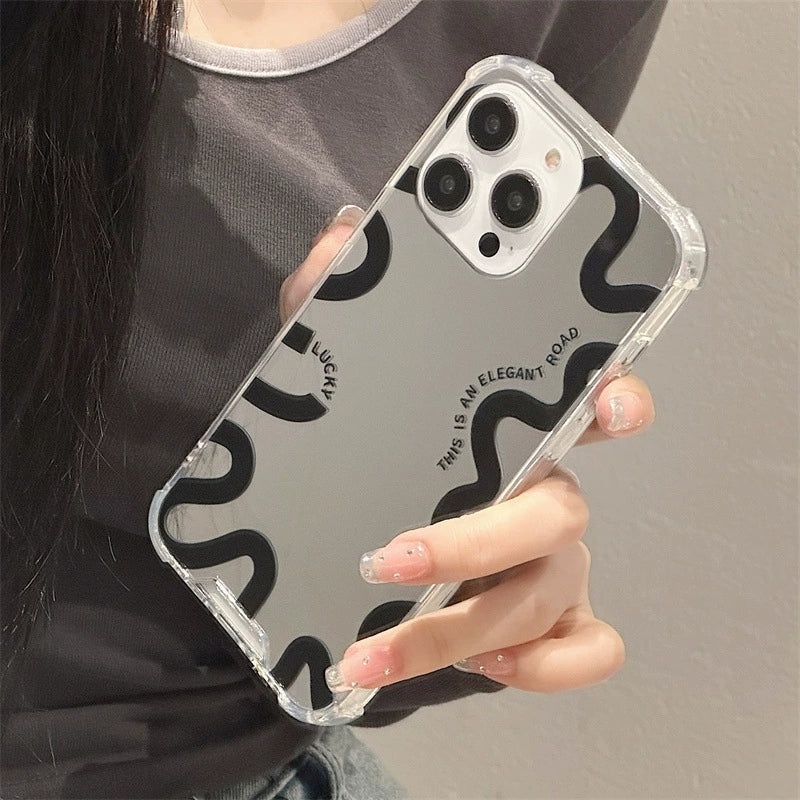 Dinos。iphone小眾手機殼三合一鏡面