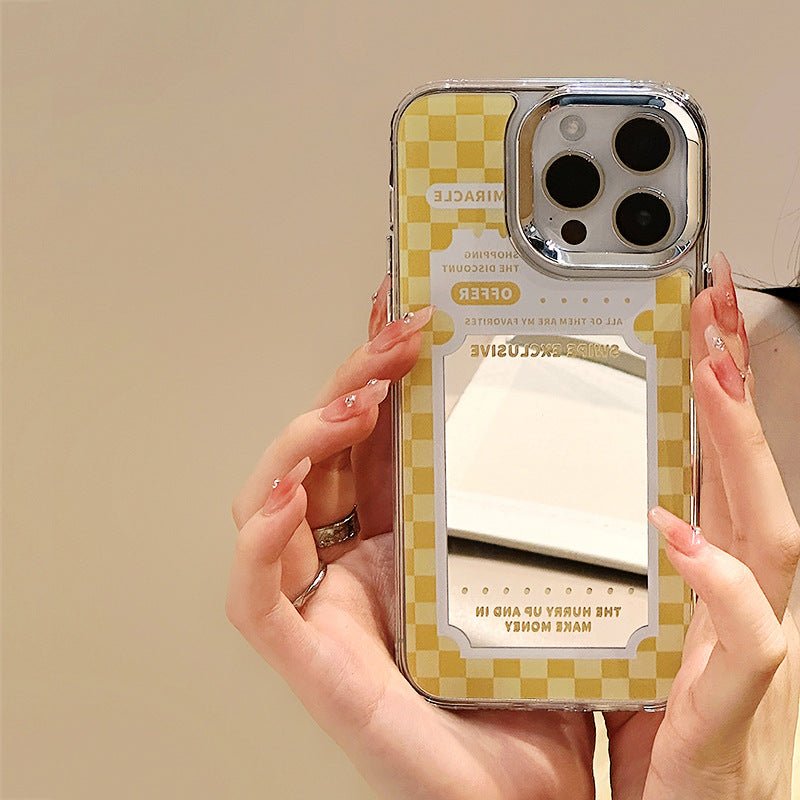 Dinos。 鏡面 iPhone 保護殼三合一