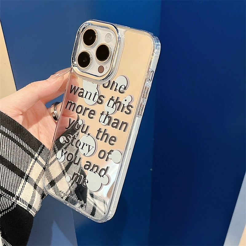 Dinos。 鏡面 iPhone 保護殼三合一