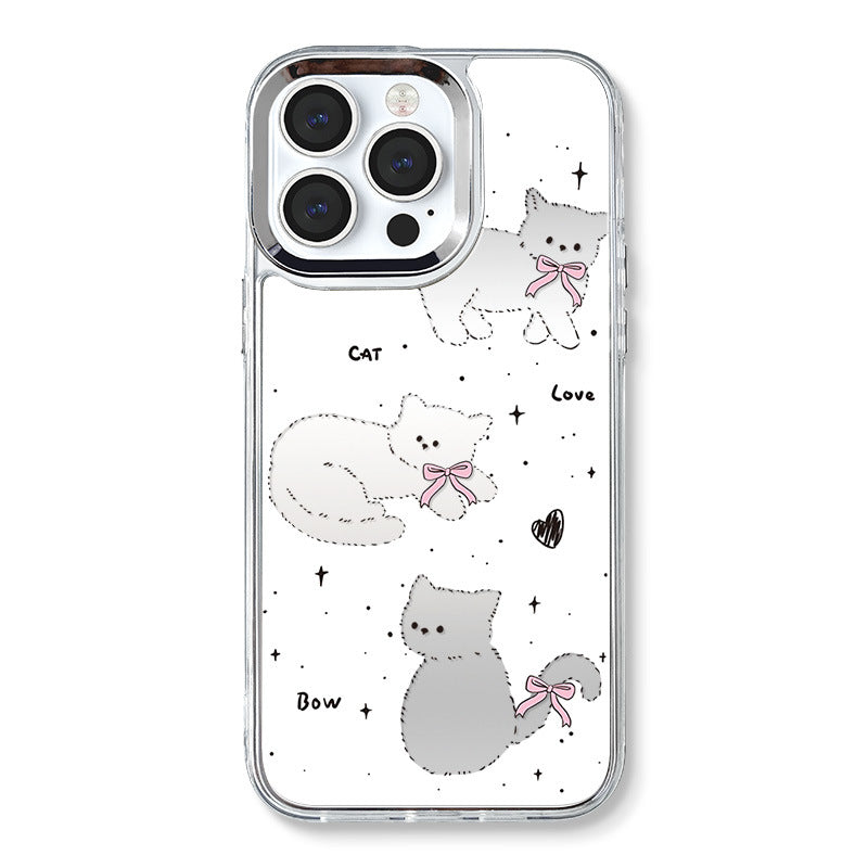 Dinos。卡通手機殼iPhone蘋果三合一鏡面手鍊