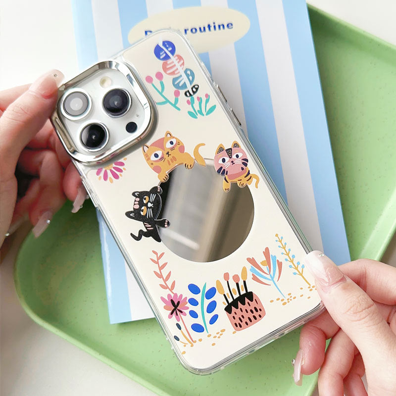 Dinos。 鏡面 iPhone 保護殼