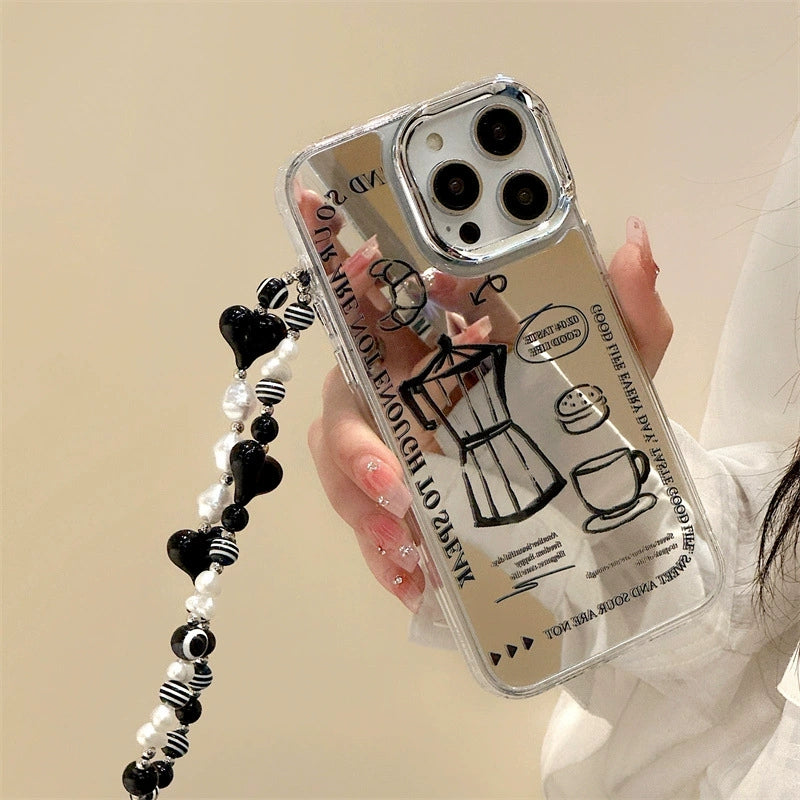 Dinos。蘋果小眾手機殼手鍊三合一鏡面