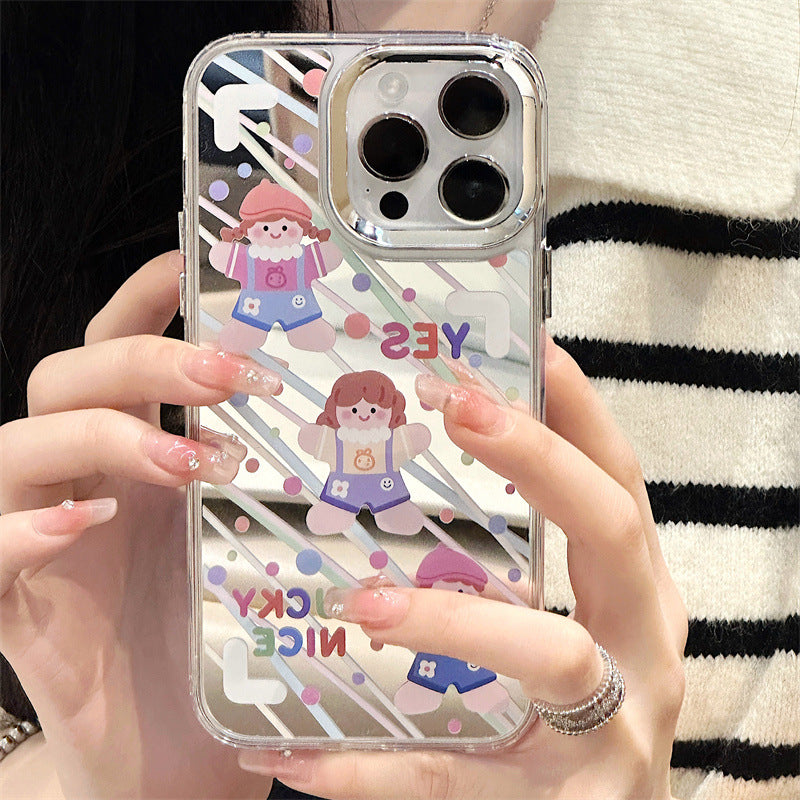 Dinos。 鏡面 iPhone 保護殼三合一