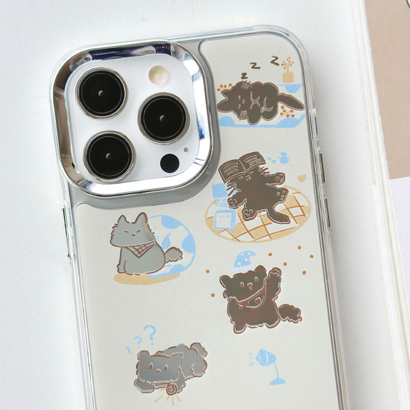 Dinos。 鏡面 iPhone 保護殼