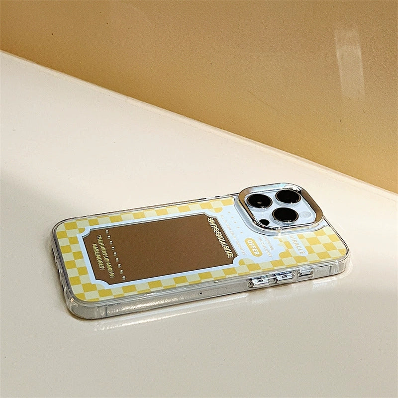 Dinos。 鏡面 iPhone 保護殼三合一