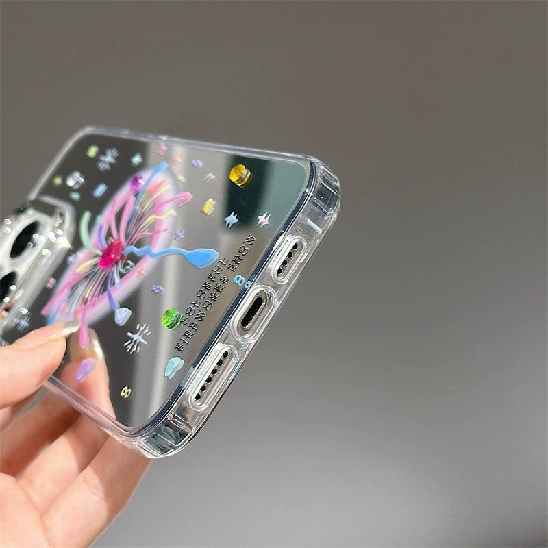 Dinos。 鏡面 iPhone 保護殼三合一