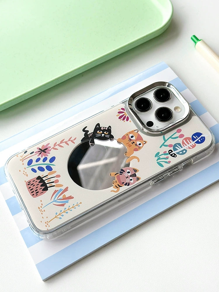 Dinos。 鏡面 iPhone 保護殼