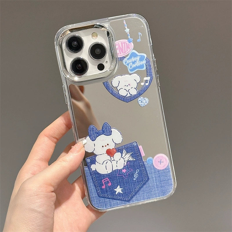 Dinos。 鏡面 iPhone 保護殼三合一