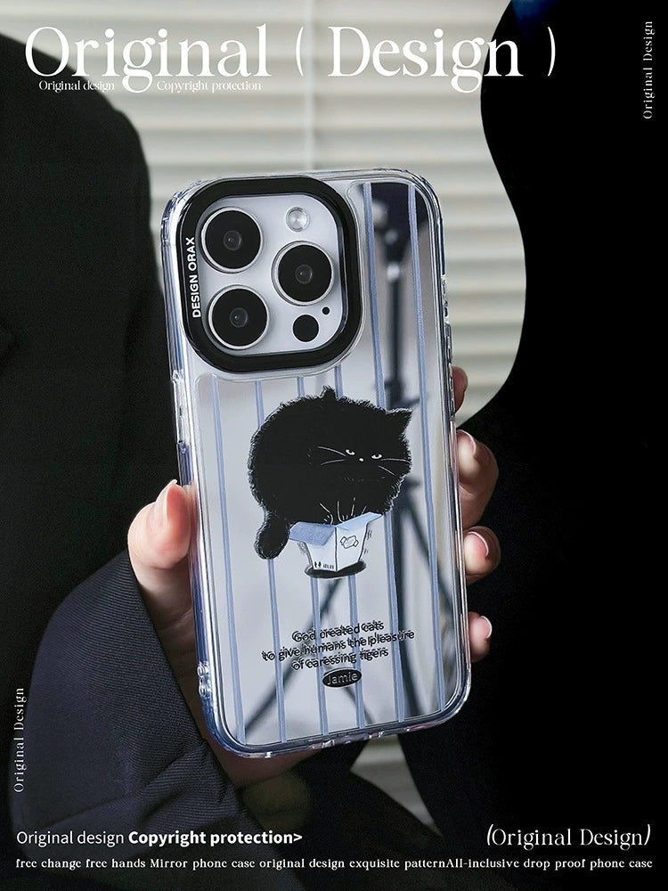 Dinos。 鏡面 iPhone 保護殼三合一