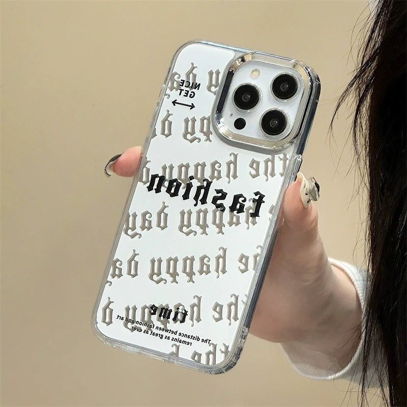 Dinos。 鏡面 iPhone 保護殼三合一