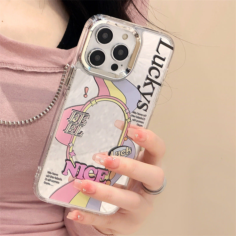 Dinos。 鏡面 iPhone 保護殼三合一