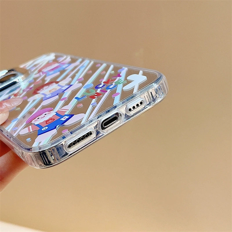 Dinos。 鏡面 iPhone 保護殼三合一