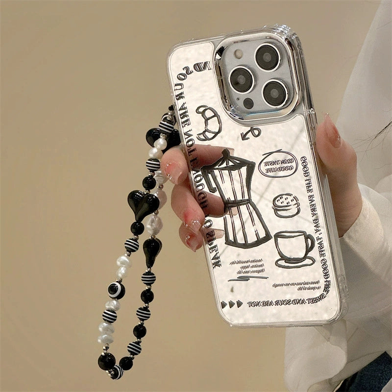 Dinos。蘋果小眾手機殼手鍊三合一鏡面