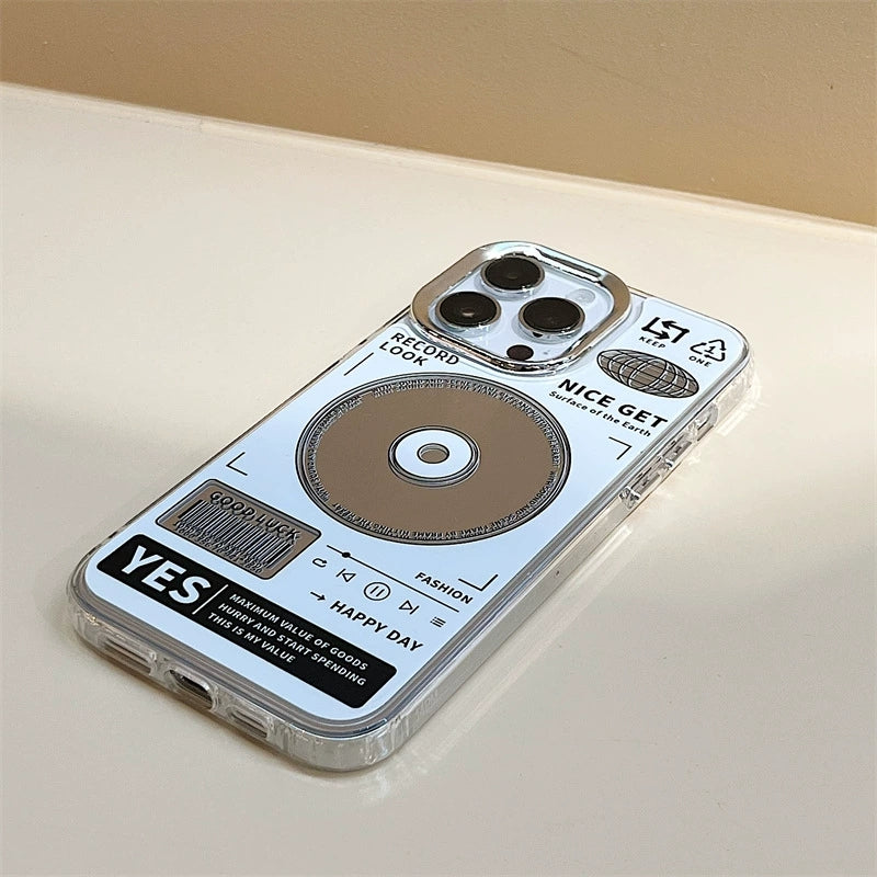 Dinos。 鏡面 iPhone 保護殼三合一