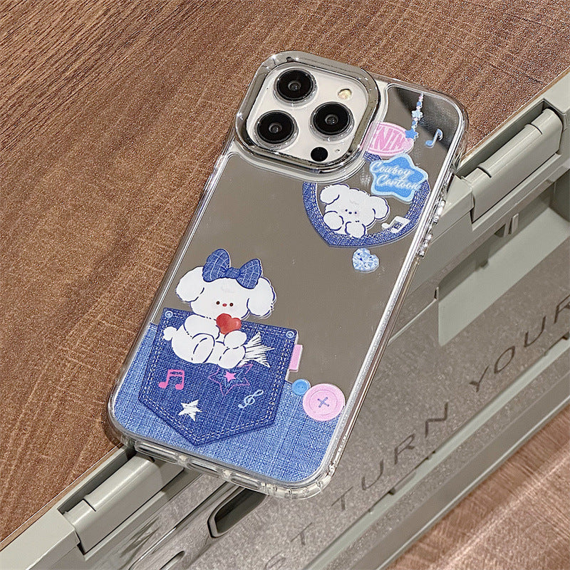 Dinos。 鏡面 iPhone 保護殼三合一