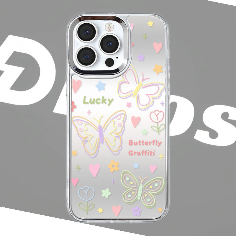 Dinos。iphone 手機鏈,三合一鏡面保護殼