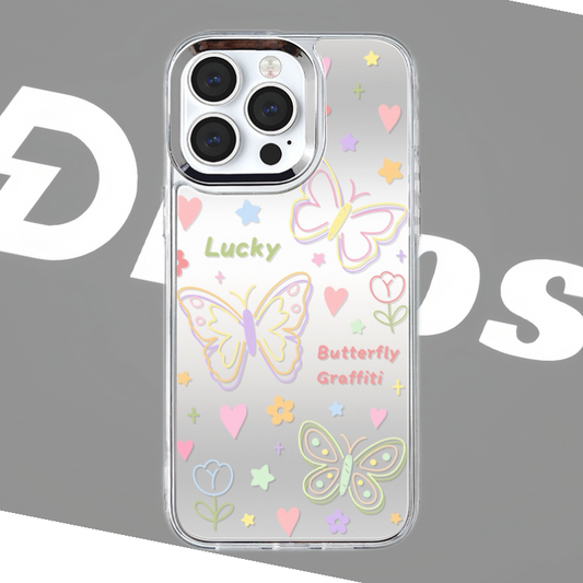 Dinos。iphone 手機鏈,三合一鏡面保護殼