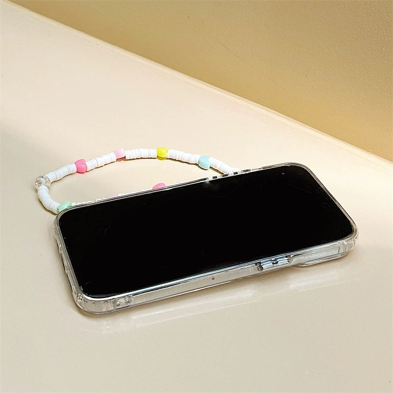 Dinos。 鏡面 iPhone 保護殼三合一加手機鏈