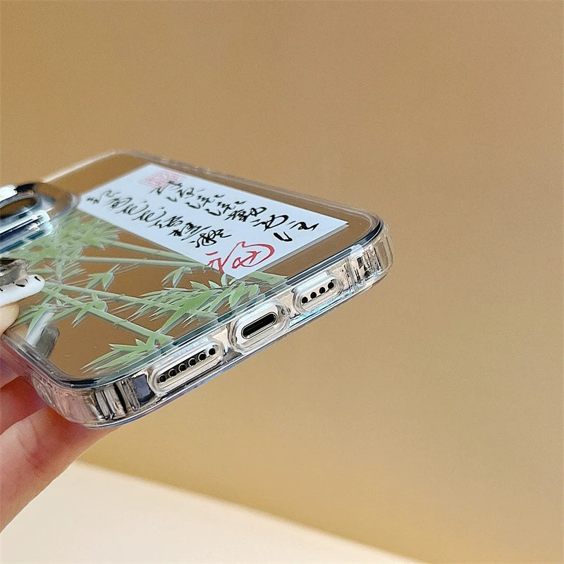 Dinos。iphone手機殼國風蘋果三合一鏡面殼