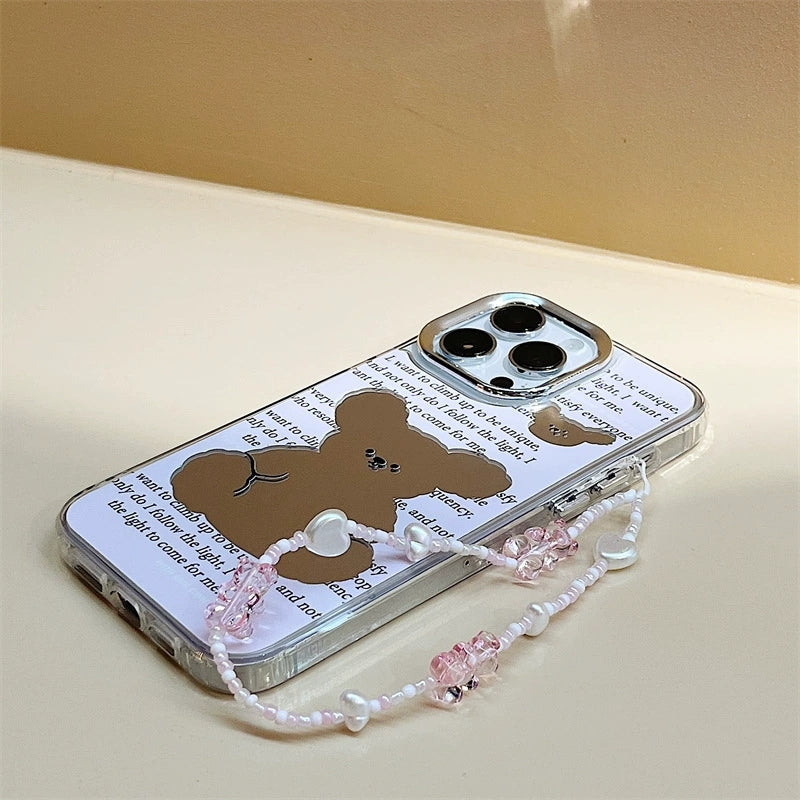 Dinos。iphone手機鏈三合一鏡面殼蘋果手機殼