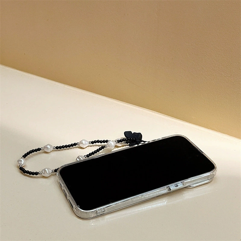 Dinos。 鏡面 iPhone 保護殼三合一加手機鏈